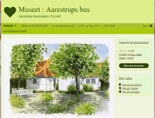 Tablet Screenshot of aarestrup-foreningen.dk